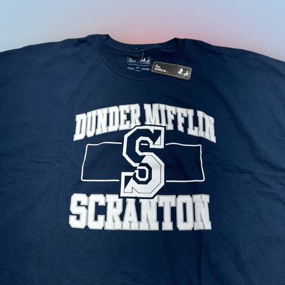THE OFFICE DUNDER MIFFLIN SCRANTON Men’s 2XL Blue T-Shirt - Picture 1 of 3
